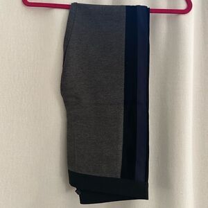 BCBGMAXAZRIA Grey Pants With Side Stripe